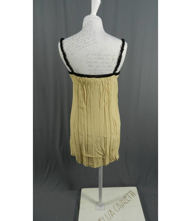 Elisa Cavaletti Träger-Longtop Seide mocca