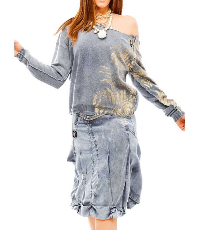 Elisa Cavaletti Pull tricoté Volo Oro