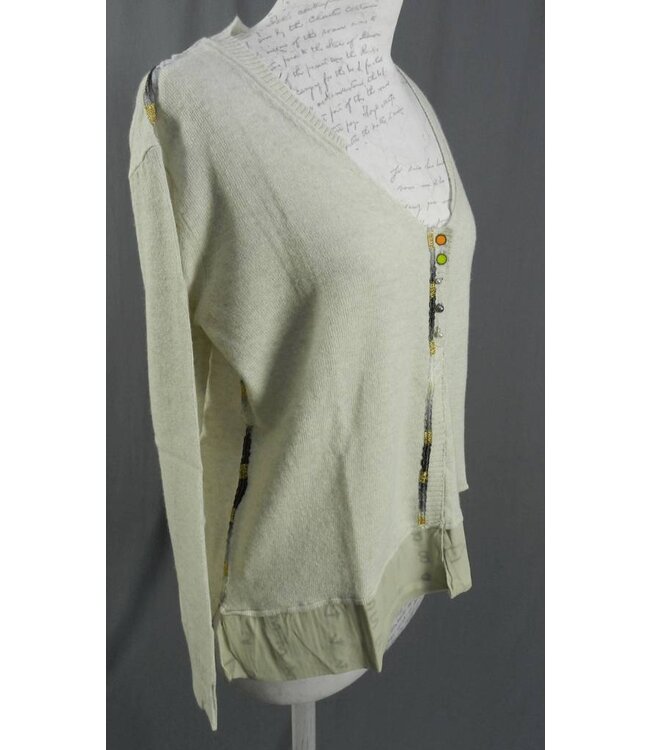 Elisa Cavaletti Strickpullover hellgrau