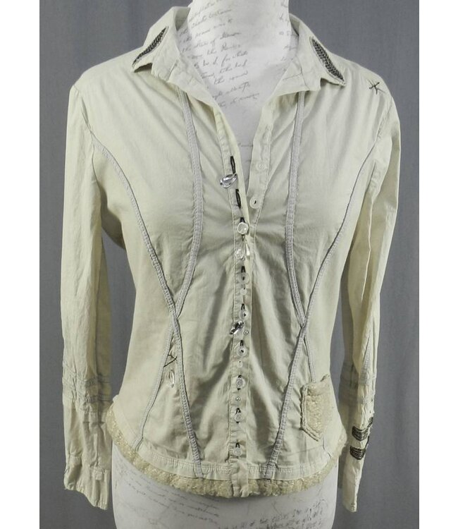 Elisa Cavaletti Bluse taupe