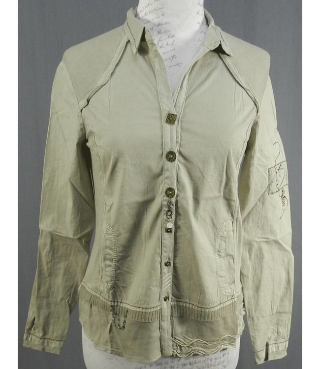 Elisa Cavaletti Bluse taupe