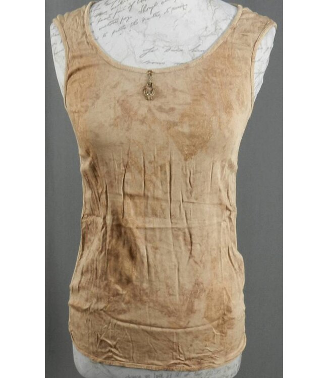 Elisa Cavaletti Top altrosa-gold verwaschen