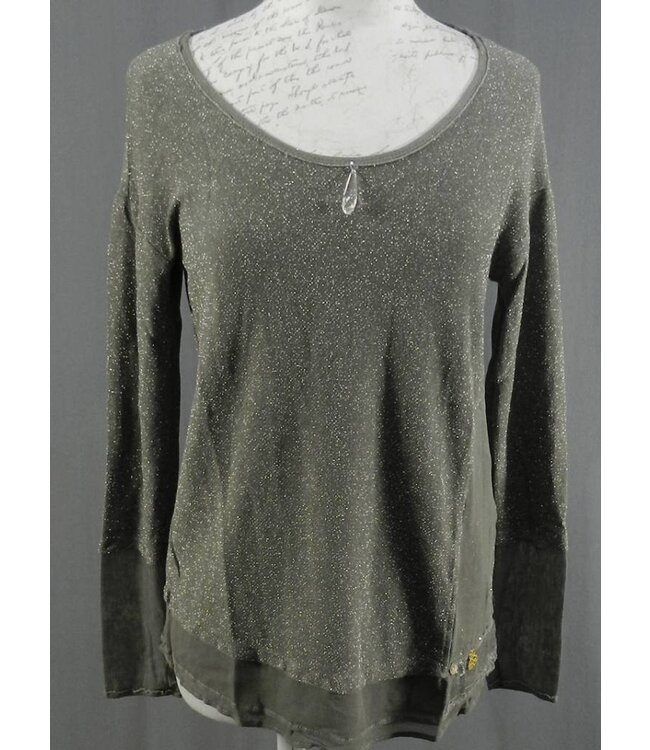 Elisa Cavaletti Pullover antrazith-silber