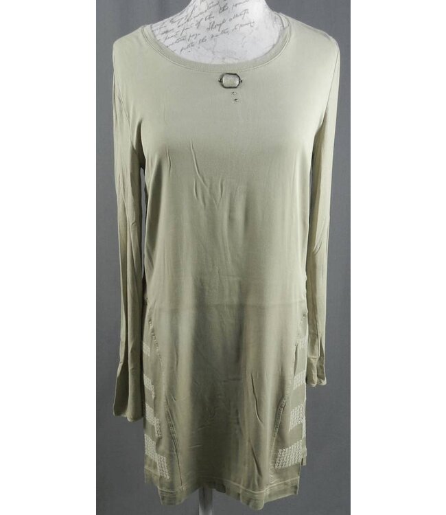 Elisa Cavaletti Basic-Kleid taupe