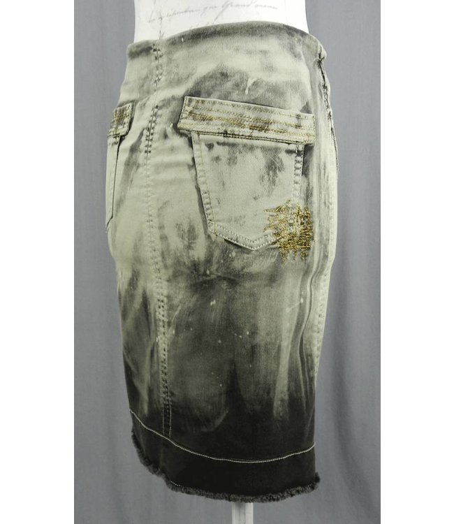 Elisa Cavaletti Jeansrock schwarz verwaschen