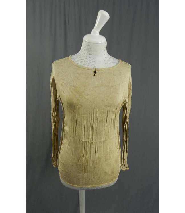 Elisa Cavaletti Basic-Shirt beige-gold