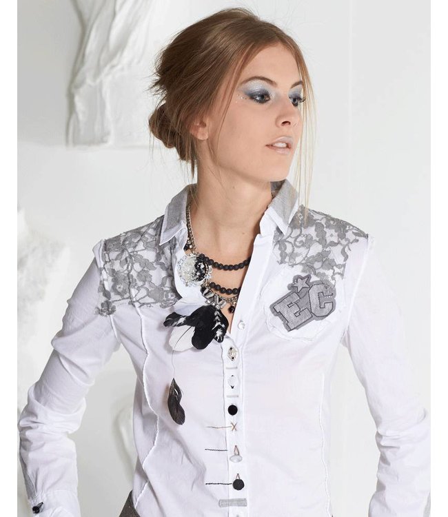 Elisa Cavaletti White Blouse