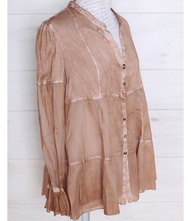 Elisa Cavaletti Bluse altrosa-rotgold