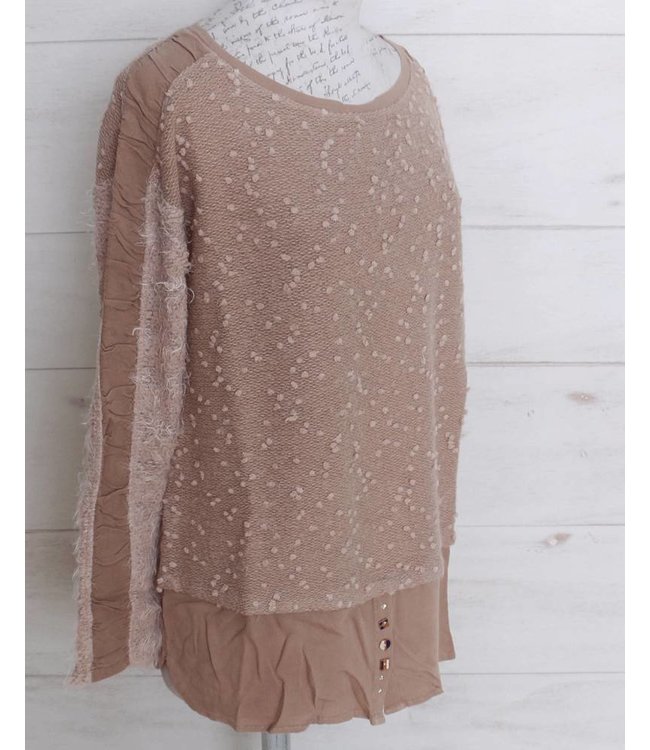 Elisa Cavaletti Langes Shirt altrosa