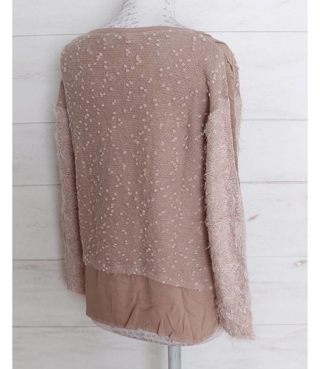 Elisa Cavaletti Langes Shirt altrosa