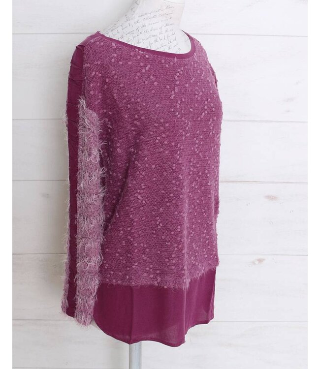 Elisa Cavaletti Long haute violet