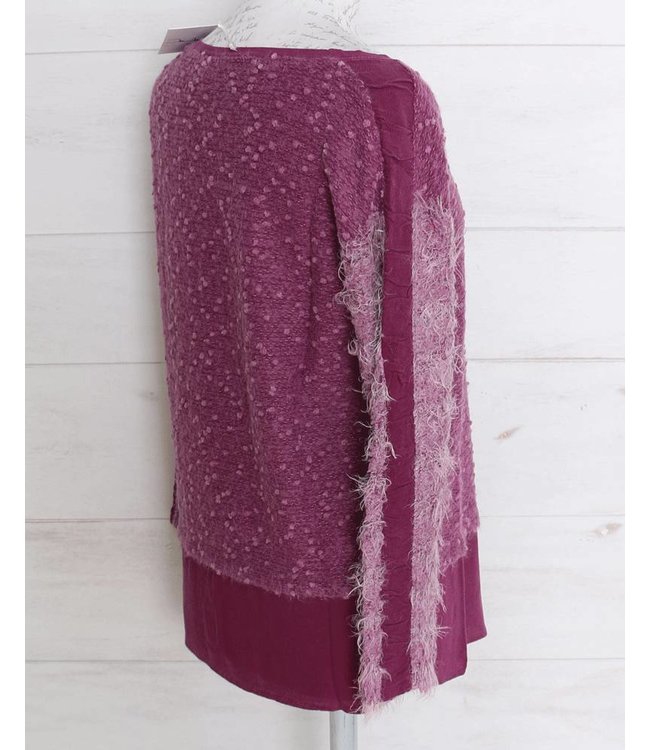 Elisa Cavaletti Long haute violet