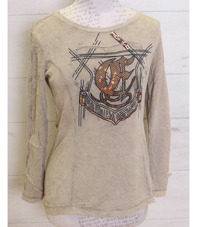 Elisa Cavaletti T-shirt taupe