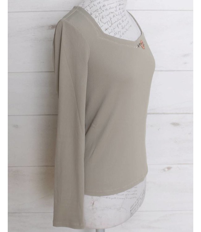 Elisa Cavaletti Haut passe-partout taupe