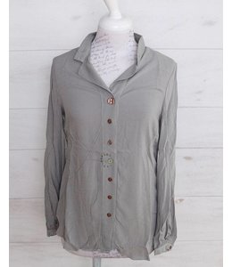 Elisa Cavaletti Blouse silver grey