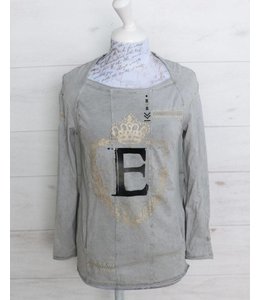 Elisa Cavaletti T-shirt faded silver grey