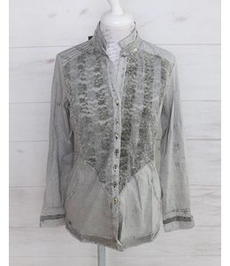 Elisa Cavaletti Blouse faded silver grey