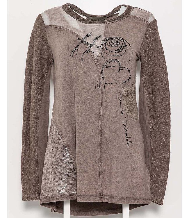 Elisa Cavaletti Long-sleeved top mauve