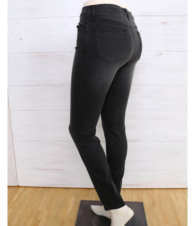 Elisa Cavaletti Pantalon noir délavé