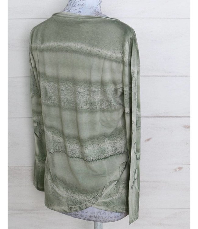 Elisa Cavaletti T-shirt long vert clair