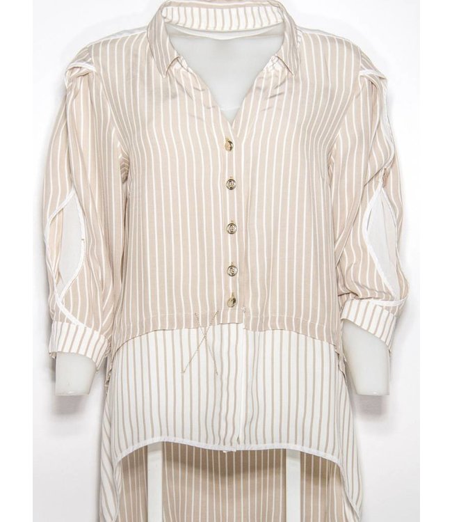 Elisa Cavaletti Bluse Talco Gloss