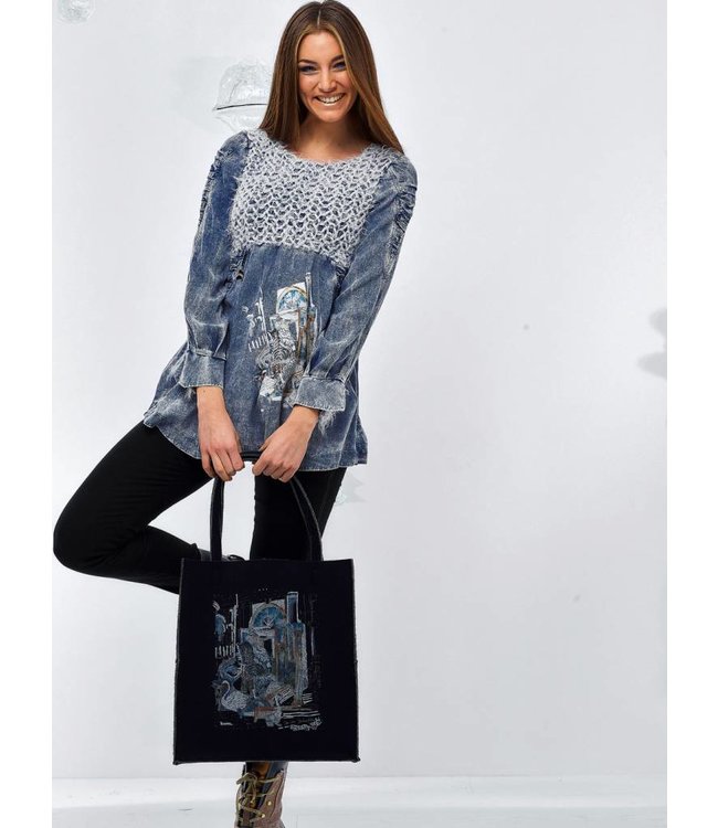 Elisa Cavaletti Basic jeggings Denim Blu