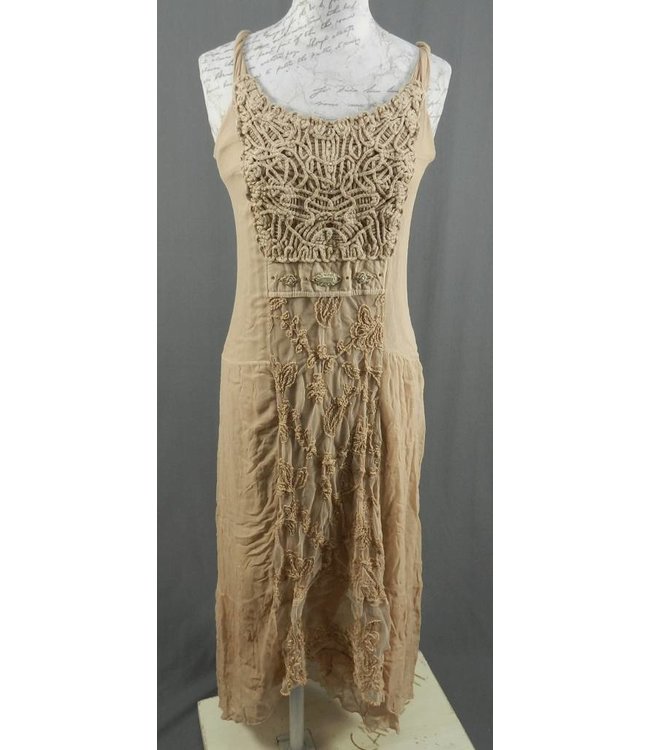 Elisa Cavaletti Long dress dusky-pink