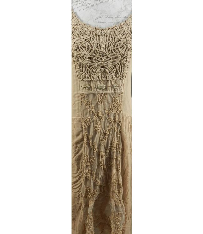Elisa Cavaletti Long dress dusky-pink