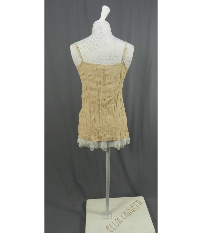 Elisa Cavaletti Trägertop beige-écru