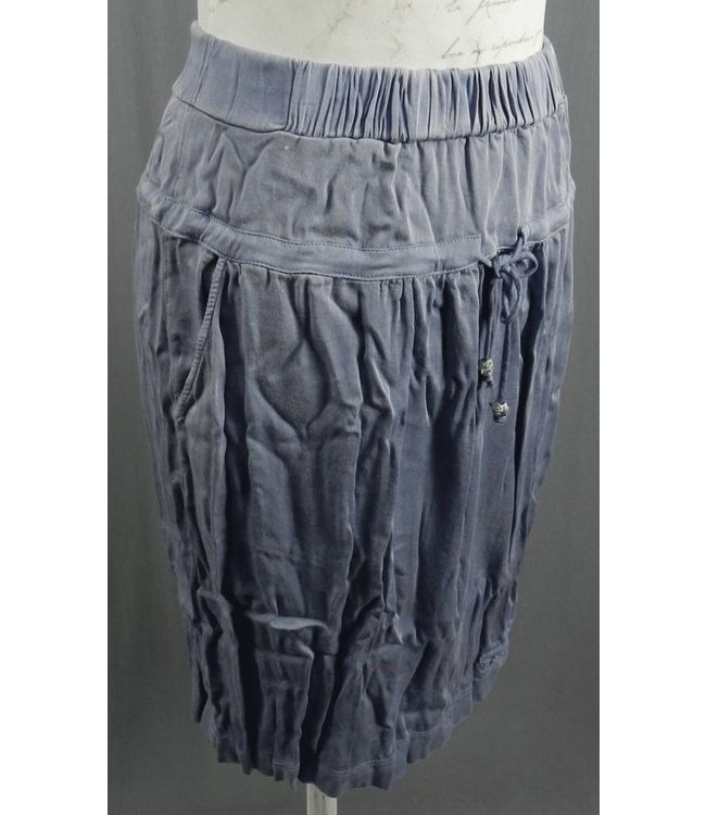 Elisa Cavaletti jupe bleu foncé délavé