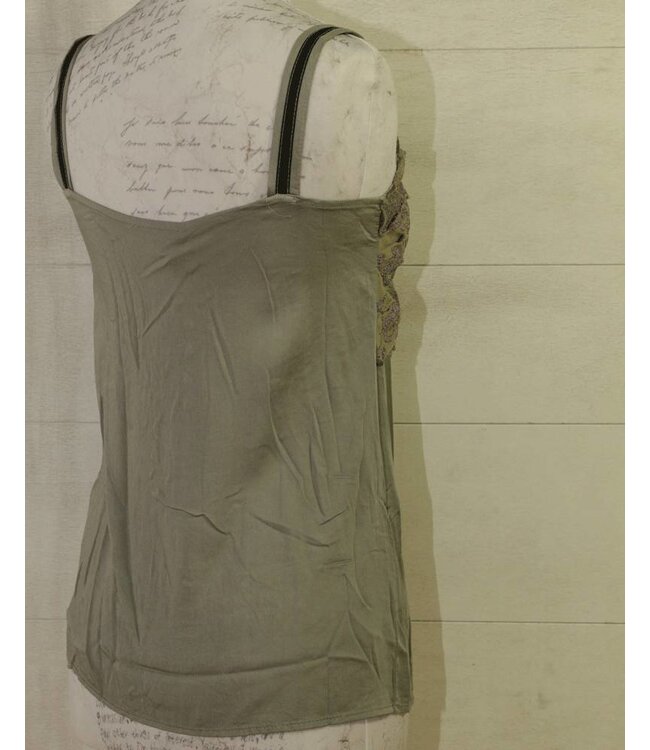 Elisa Cavaletti Strappy top khaki