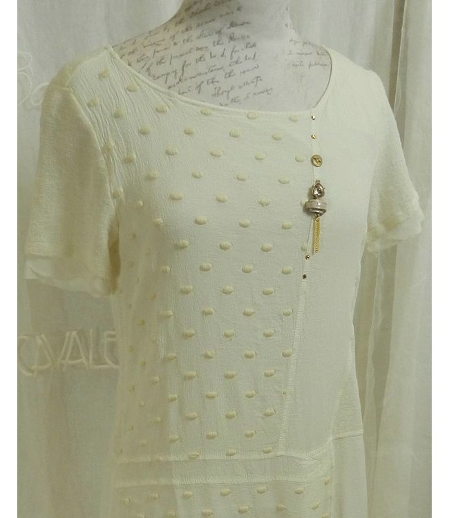 Elisa Cavaletti Dress ecru