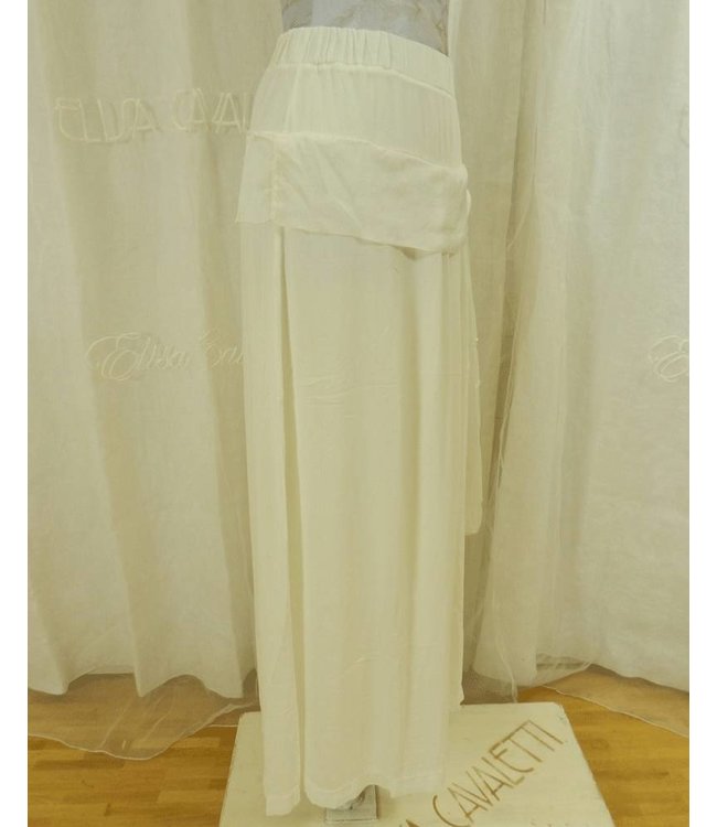 Elisa Cavaletti Jupe longue écru