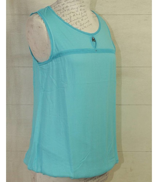 Elisa Cavaletti Top turquoise blue