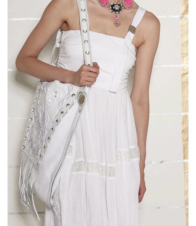 Elisa Cavaletti Langer Trägerrock weiss