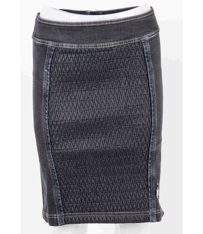 Elisa Cavaletti Skirt Denim Nero