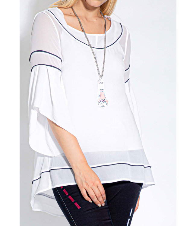 Elisa Cavaletti Tunica Bianco Vittoria