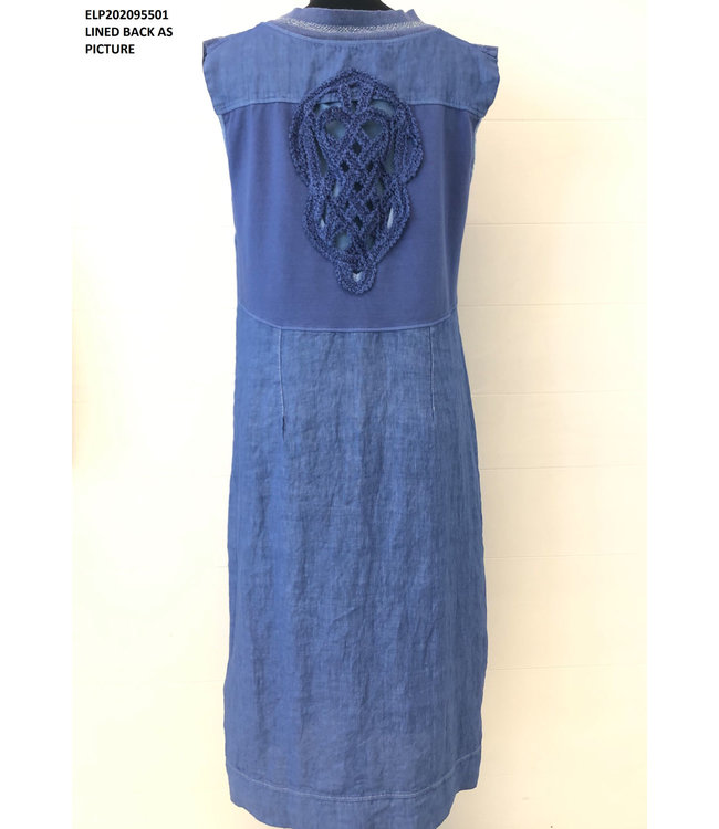 Elisa Cavaletti Leinen-Kleid Mare