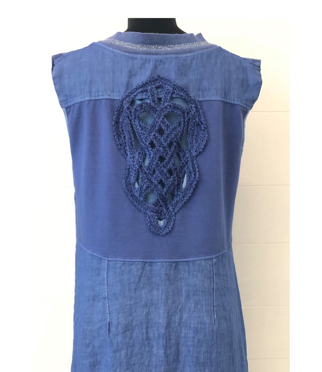 Elisa Cavaletti Leinen-Kleid Mare