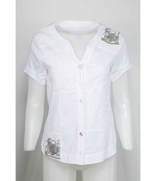 Elisa Cavaletti Chemisier Bianco