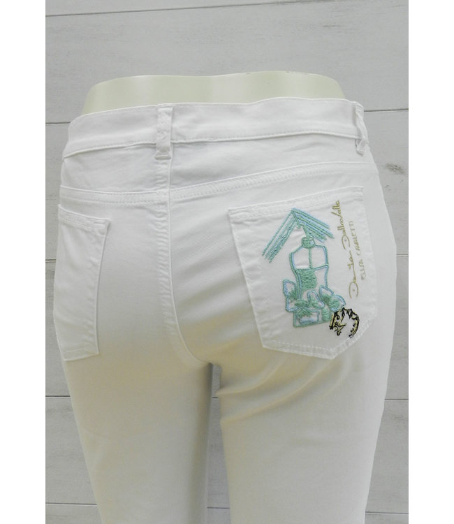 Elisa Cavaletti 3/4 Basic-Hose Bianco