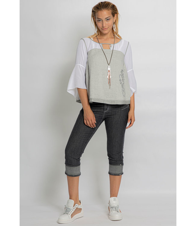 Elisa Cavaletti 3/4 Jeans Denim Nero