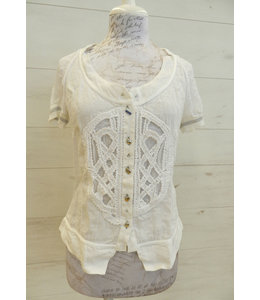 Elisa Cavaletti Linen blouse Bianco