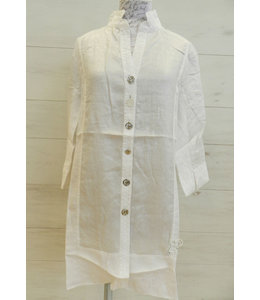 Elisa Cavaletti Linen blouse Bianco