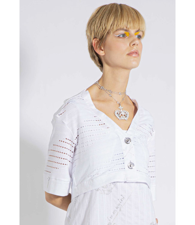 Elisa Cavaletti Kurzjacke Bianco