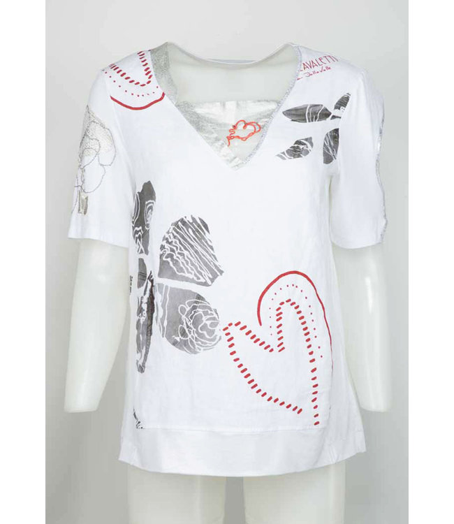 Elisa Cavaletti T-Shirt St. Naif Bianco