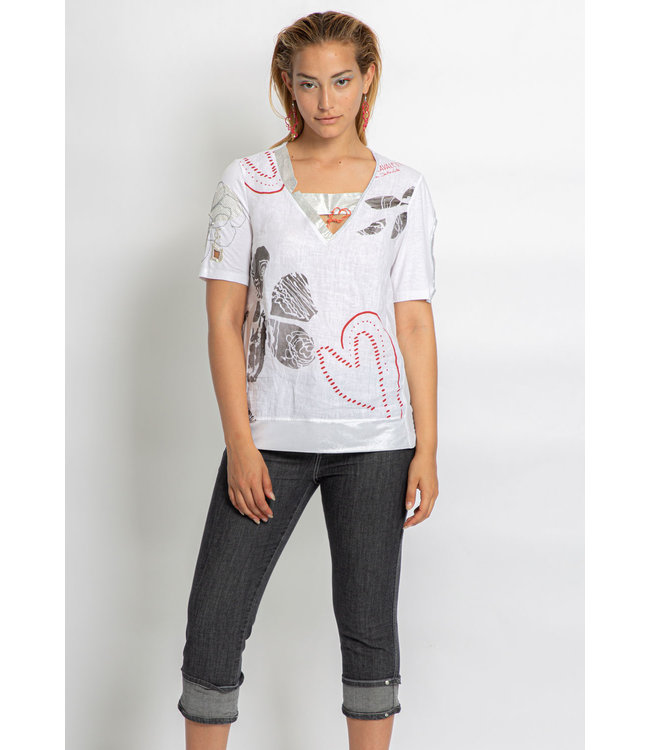 Elisa Cavaletti T-Shirt St. Naif Bianco