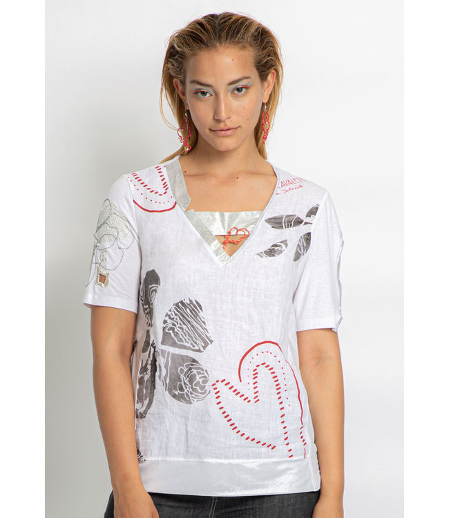Elisa Cavaletti T-Shirt St. Naif Bianco
