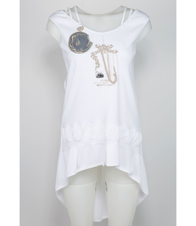 Elisa Cavaletti Haut Bianco Bianco