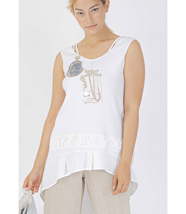 Elisa Cavaletti Haut Bianco Bianco